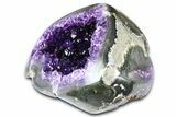 Sparkly, Dark Purple Amethyst Geode - Uruguay #378158-3